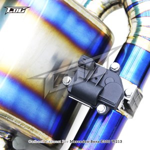 Catback ท่อไอเสียท่อไอเสียสำหรับท่อไอเสีย Mercedes-Benz E200/E300 W213 2.0T 2017-2023ท่อไทเทเนียมแข่งพร้อมวาล์ว - Product Image 3