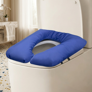 Funda Impermeable Acolchada y Suave para Asiento de Inodoro, con Correas de Fijación, Diseño Ecológico y Desechable, para Ancianos y Pacientes Postrados en Cama - Product Image 1