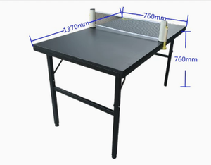 Mesa de Tenis de Mesa Plegable Móvil de Alta Densidad para Interiores, Estándar Doméstico, de Fibra de Madera, Grado Competición - Product Image 6