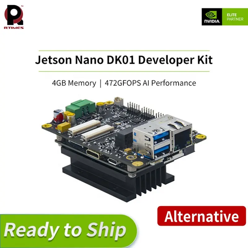Bán Hot realtimes Original NVIDIA jetson Nano 4GB phát triển Kit RTS-NANO-DK01 tiên tiến ai nhúng Hệ thống 2GB phát triển Kit