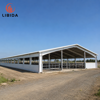 Nave Prefabricada Económica para Granjas, Gallineros, Ovejas, Ganado, Cerdos, Caballos, Taller Metálico, Fábrica, Almacén, Estructura de Acero