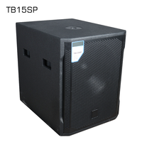 Caisson de basses actif TB15SP 1300W, haut-parleur de basses PA professionnel à haut rendement pour la scène, la location de DJ, les événements sonores en direct