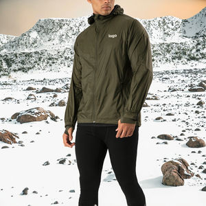 Chaqueta Safari Casual para Hombre <span class=keywords><strong>JSO</strong></span> TL7332, Tejida, Resistente al Viento, con Logotipo Personalizado, Cierre de Cremallera, Abrigo Cálido para Exteriores de Otoño, Servicio OEM Disponible - Product Image 3