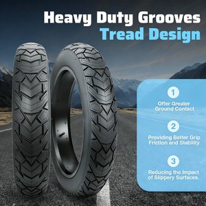 <span class=keywords><strong>Pneu</strong></span> de vélo à pneus larges 20x4.0 26x4.0, haute performance, résistant à l'usure, pour vélo électrique, VTT, neige - Product Image 4