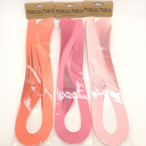 Papier de <span class=keywords><strong>Quilling</strong></span> fait à la main de couleurs rouges pour l'artisanat - Product Image 4