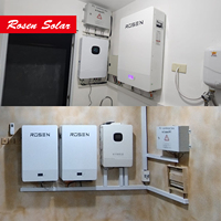 Onduleur hybride sur réseau Solution solaire Produits solaires complets Utilisation à domicile Système solaire 10kw 20kw