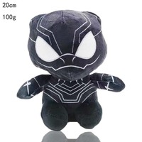 Poupée de super-héros Avengers, Captain America, Black Panther, Spider-Man, jouet en peluche