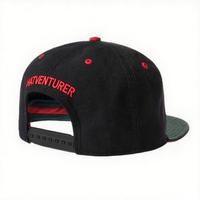 Topi bisbol pinggiran datar penjualan laris dengan Logo kustom topi Snapback cocok fleksibel