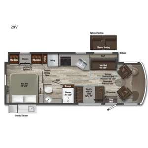 2025 Winnebago F53 Chassis Class <b>a</b> 30ft Motorhome <b>with</b> 1 <b>Slide</b> <b>Bed</b> for 4-6 Passengers Model - Product Image 6