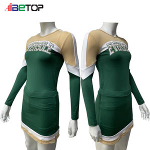 ملابس رقص التشجيع للفتيات بتصميم مرصع بالأحجار الكريمة، أزياء كرنفال برازيلية، زي موحد 2025، تنانير من القماش - Product Image 6