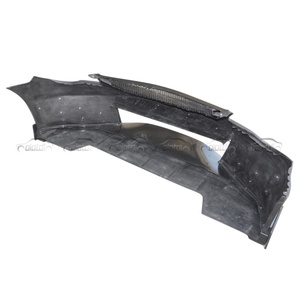 ชุดกันชนหน้ารถยนต์สีดำวัสดุ FRP สไตล์ JS สำหรับ FD2ประเภท R 8th Chin Lip 2006 + - Product Image 6