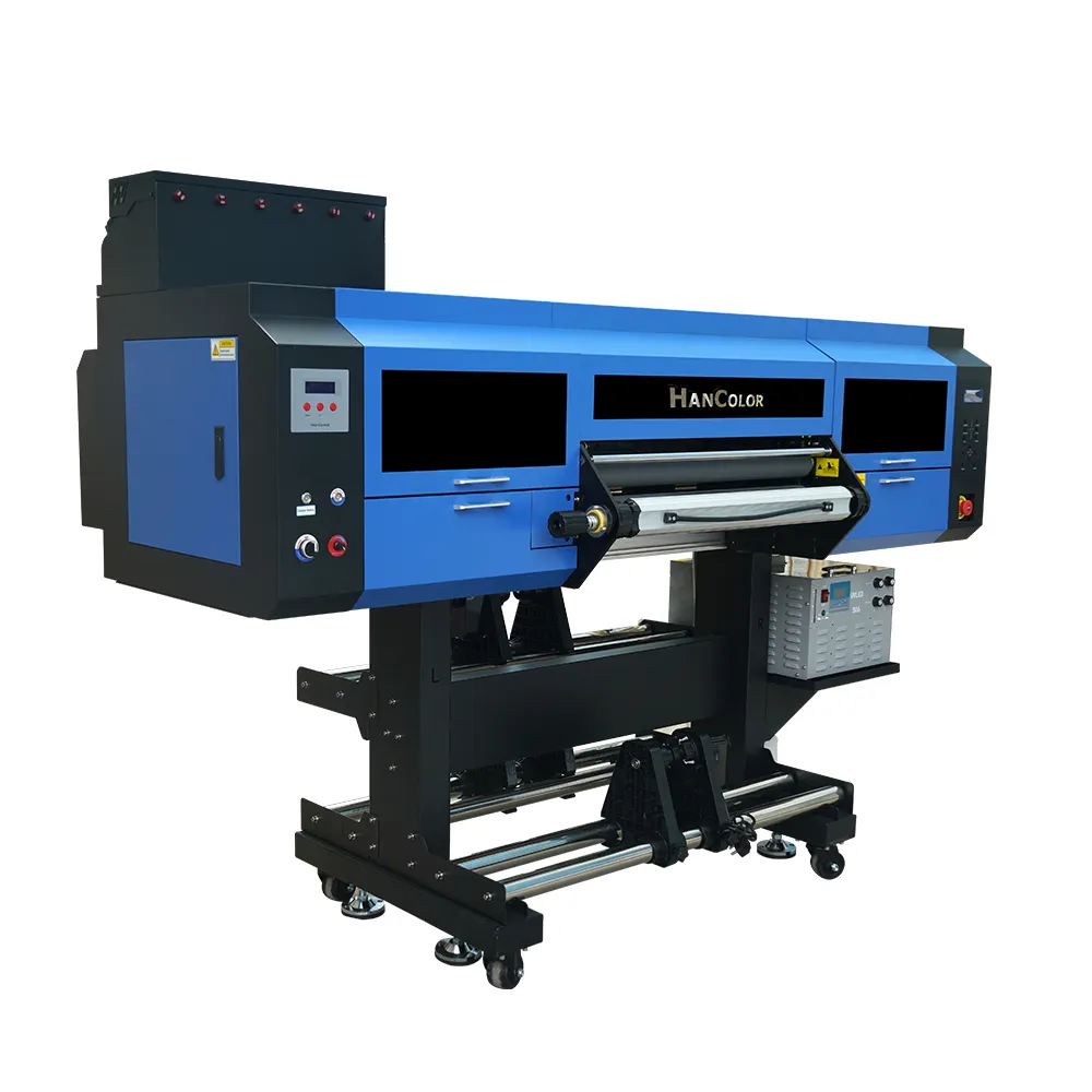 Máy cho doanh nghiệp nhỏ ý tưởng 60cm UV dtf kết thúc tốt đẹp máy in kỹ thuật số nhãn dán máy in i3200