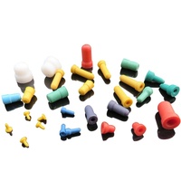 Bouchon en silicone à trous fins, bouchon pour trous aveugles, résistant aux hautes températures, aux acides et aux alcalis, pour masquage de galvanoplastie et d'anodisation, en caoutchouc pulvérisable