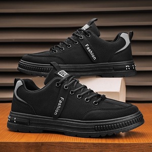 Chaussures de travail respirantes pour hommes, antidérapantes, résistantes à l'usure, tendance, décontractées, style skate, pour la construction - Product Image 3