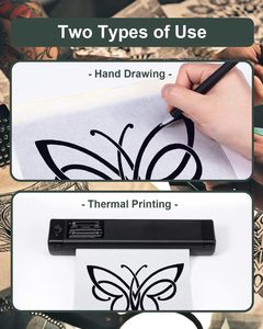 <span class=keywords><strong>Imprimante</strong></span> thermique de papier de transfert de pochoir thermique de <span class=keywords><strong>carbone</strong></span> d'approvisionnement de tatouage - Product Image 5
