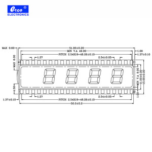 MH6552ATSP Custom <strong>4</strong> <strong>Digit</strong> <strong>7</strong> <strong>Segment</strong> TN <strong>Lcd</strong> Display for Fuel Dispenser Positive with Pin Connector <strong>Lcd</strong> Display - Product Image 6