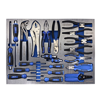 Juego de Herramientas Mecánicas de Acero CR V de 760 Piezas, Juego Completo de Herramientas para Reparación de Automóviles con Bandejas de Almacenamiento EVA para Taller y Garaje