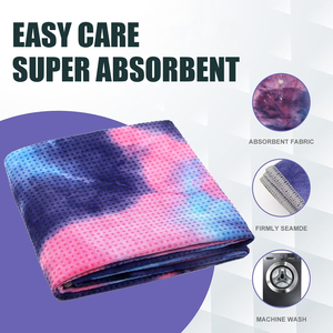 Custom Private Logo Microfiber <strong>Yoga</strong> Mat <strong>Towel</strong> Portable Anti-Slip Printed Nonwoven Quick-Dry Style <strong>Towel</strong> for <strong>Yoga</strong> - Product Image 2