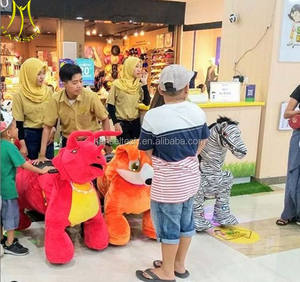 لعبة Hansel من القطيفة لعبة ركوب الخيل على عجلات حيوانات قطيفة بمحرك - Product Image 5