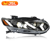 Pour Honda 10e génération Accord 2018-2022 Modification des phares Diode lumineuse complète Double lentille lumineuse lumière dynamique Turnsignal Light