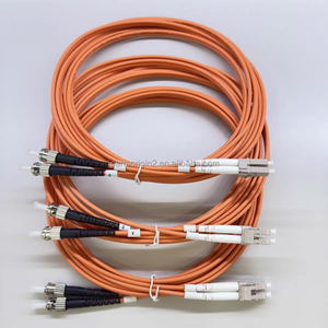 Cable de Fibra Óptica Dúplex Multimodo Personalizado de Fábrica, OM2 3.0mm LSZH, Cable de Conexión de Fibra Óptica LC-ST para Interiores, para Redes FTTH FTTX - Product Image 1