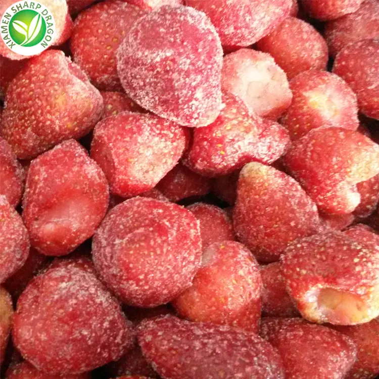 IQF फल कीमत बिक्री के लिए जमे हुए स्ट्रॉबेरी ब्लैकबेरी ड्रैगन लाल कोषेर थोक शैली पैकिंग पैकेजिंग तेज रंग वजन पर्यावरण