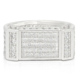 Nouvelles bagues de luxe en laiton avec fermoir boîte, design micro-pavé classique personnalisé, bijoux de fête tendance, vente en gros, BRILLIANT DIAMANT - Product Image 4