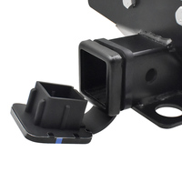 Couvercle de tube carré d'attelage Thinkwell Premium TPU 2 "noir en caoutchouc pièces et accessoires de remorque couvercle de tube d'attelage drapeau américain