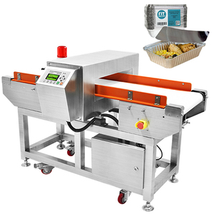 Yüksek hassasiyetli otomatik konveyör bant pirinç gıda aperatif dondurulmuş tavuk et emniyet Metal dedektör makinesi için altın - Product Image 1