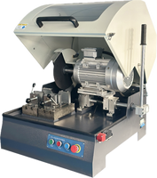 Machine de découpe métallographique manuelle |   Disque de coupe de 80 mm pour la préparation d'échantillons métalliques avec refroidissement