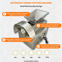 Machine automatique de découpe et de division de pâte en boules rondes pour biscuits, pizzas, chapatis et pains, en acier inoxydable, grande capacité