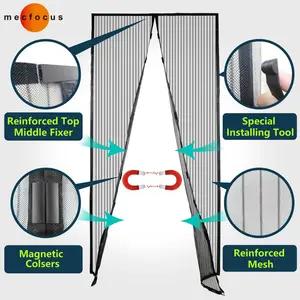 Nuovo il facile da montare, la maglia magnetica della finestra e la zanzariera/zanzariera magnetica/la tenda della porta senza insetti della maglia magnetica