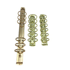 Bán Hot Rose Gold cơ chế A7 Vòng A5 chất kết dính 6 nhẫn biểu tượng kim loại thư mục tập tin và clip cho các trường học sử dụng - Product Image 2