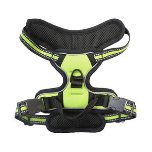 Harnes hewan peliharaan dapat diatur reflektif antilembap jaring berbantalan rompi <span class=keywords><strong>Harness</strong></span> anjing tanpa tarik pengekang anjing untuk anjing kecil besar - Product Image 6