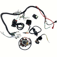 Kit de câblage complet du système électrique pour ATV, motocross, tout-terrain, bobine d'allumage CDI CG125 CG150 pour moto quad