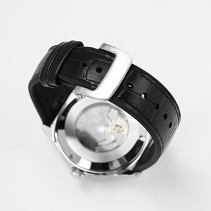 Reloj Mecánico Automático de Lujo para Hombre, Estilo Casino Ruleta, Caja de Acero Inoxidable 316, Correa de Cuero, Esfera de 45 mm, Modificado Seagull - Product Image 3