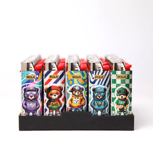 Encendedor de Cigarrillos de Butano de Plástico Clásico con Diseño Gráfico Personalizado, Tamaño J, Llama Suave Ajustable, CE/UKCA/CPSC/CR, Nuevo 2026 - Product Image 6