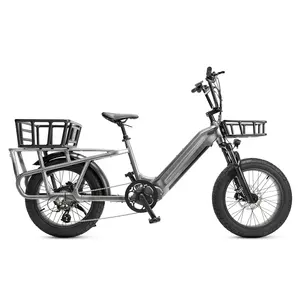 Mario-Vélo électrique de ville avec porte-bagages arrière, 250W