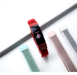 Bracelets de montre en nylon pour <span class=keywords><strong>Fitbit</strong></span> <span class=keywords><strong>Inspire</strong></span> 2 <span class=keywords><strong>Bracelet</strong></span> <span class=keywords><strong>Bracelet</strong></span> de sport respirant réglable pour femmes hommes - Product Image 3