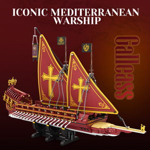 Kits <span class=keywords><strong>de</strong></span> construction <span class=keywords><strong>de</strong></span> navires <span class=keywords><strong>de</strong></span> <span class=keywords><strong>guerre</strong></span> médiévaux Reobrix 66105, 3387 pièces, ensemble <span class=keywords><strong>de</strong></span> briques MOC, modèles créatifs, jouets en blocs pour adultes - Product Image 3
