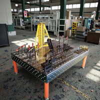 Table de soudage 3D (ex. 3000x1500mm) à vente directe avec trous D28/D16 et accessoires pour usine de fabrication