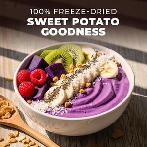 Poudre de patate douce violette pure de haute qualité, sans gluten, sans OGM, colorant alimentaire naturel pour la pâtisserie, les desserts et les smoothies - Product Image 3