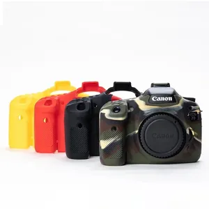 Mềm Silicone trường hợp máy ảnh bảo vệ túi cơ thể cho Canon EOS 7D cao su Bìa eos7d Túi máy ảnh