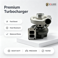Turbocompressore 730505-0001 per Escavatore Doosan DH300-7 DE08, Gruppo Turbo Completo per Motore Diesel, Ricambio Aftermarket