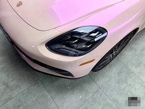 PET burbujas libres de aire brillante doble cambio de Color caramelo Rosa coche envoltura de carrocería película vinilo pegatina - Product Image 5