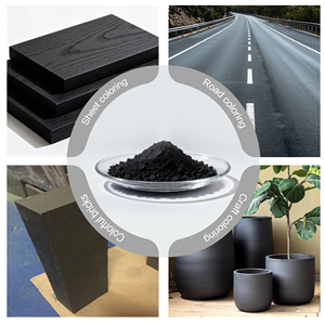 Hot bán thực phẩm & công nghiệp lớp fe3o4 Dioxide bột 12227 Oxit sắt đen sắc tố cho lốp nhuộm 25kg/bao - Product Image 6