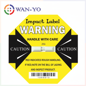 Étiquette d'impact 25G : Drop N Tell Shock Vibration Shock Sticker - Product Image 1