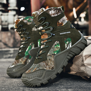 SF36 708 AS33 Green OUTDOOR Camouflage Tactical <b>Hiking</b> <b>Boots</b> All Season Waterproof Working Shoes - Product Image 2