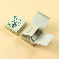 Boîte d'emballage en papier personnalisée de petite taille, écologique, en papier recyclé, boîte d'emballage pour savon artisanal