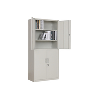 Archivador Metálico Moderno Ajustable y con Cerradura, con 3 Cajones, para Oficina en Casa, Contabilidad y Almacenamiento de Documentos